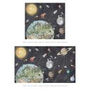 Fotobehang kinderkamer zonnestelsel met planeten en aarde - Ms Tiff
