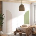 Wallsticker set of 2 half arches - pistachio and beige