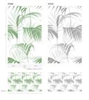 Tapet Fototapet junglemotiv grøn,Blomst 2,70 x 1,59 m