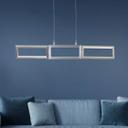 Pendelleuchte Sia, metallic, 150 x 80,5 cm, Metall Pendellampe, dimmbar