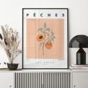 Póster Juicy Peaches - Ilustración Ivy Green