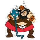 Muursticker Sven de Viking