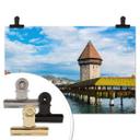Poster Houtbrug in Luzern