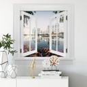 3D Wallsticker vinduesplads - Colombo - Bangkok og dens lys