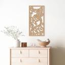 MDF-dekoration Kolibri-blomster