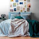 Fototapet med abstrakte kunstmotiver farverigt - nonwoven tapet med galleridesign - moderne tapet