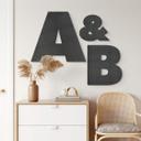 Letras de madera MDF - letras simples Futura