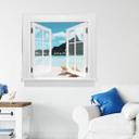 3D Wallsticker vinduesplads - På Maldiverne