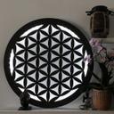 LED Wanddecoratie van MDF - Flower of Life
