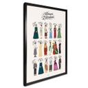 Póster Mujeres famosas de la literatura - Tohmé