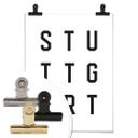 Póster - Tipografía Stuttgart