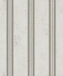 Non-woven tapet med striber med metallic-effekt og beige striber 