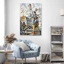 Tableau sur verre Zamart - Kandinsky rencontre Dresde
