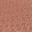 Moderne design tapet rød orange - mønster non-woven tapet køkken, spisestue, gang
