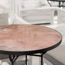 Plateau de table en verre - Marbre 06 - Rond