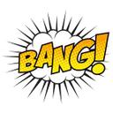 Wallsticker -  Comic Soundeffect - Bang