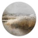 Tableau sur alu-Dibond Talen - Matin hivernal - Rond