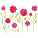 Wallsticker Blanz - Skovens blomster