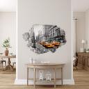 3D Wallsticker Taxaer på Manhattan