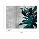ConcretePalme i grågrøn - tapet Designwalls 2 - 2,55 x 3,5 m