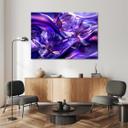Canvasbillede, Lilla glasblomster