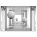 Canvasbillede, Bolde i 3D-tunnel