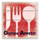 Holzbild Guten Appetit