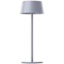 Tischleuchte Outy, grau, 12,5 x 30 cm, Metall Outdoor Tischleuchte