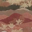 Papier peint photo non tissé paysage avec arbres marron crème rouge mat extensible 1,59 x 2,80 m papier peint