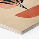 Hexagone - Bois Plante abstraite - Kubistika - Copenhague