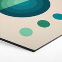 Hexagon Dibond Bauhaus Mavi Daire - Tunaboylu