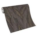 Tapet med blade, tapet med mønster, Erismann Martinique brun non-woven tapet