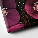 Canvasbillede Blomsterpragt i lilla toner - Anis-illustration