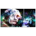 3-delt lærredstryk, Albert Einstein