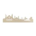 Chapa de madera de álamo artística - Skyline Estambul