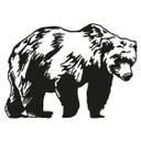 Muursticker Beren Silhouet
