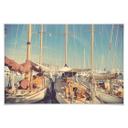 Poster - Bateaux à voile dans le port