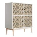 Møbelfolie, dekorativ folie - kan tørres af - Retro Flowers