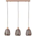 Pendelleuchte Thore, kupfer, 120 x 85 cm, Metall 3-flammig