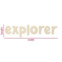 Vægdekoration Popler træ Explorer