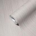 Papel pintado tejido-no tejido efecto metalizado gris plateado para salón, dormitorio