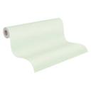Papel pintado no tejido con aspecto de lino verde - papel pintado con aspecto de tela - papel pintado con textura