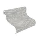 stribet tapet, non-woven tapet Sky Lounge sølv metallic 10,00x1,06 m