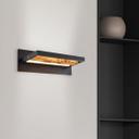 Wandleuchte Elea, braun, 35 x 15,1 cm, Holz Wandlampe