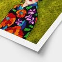 Plakat kvinde med sommerfugl i håret - Hülya