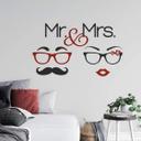 Wallsticker -  Mr. & Mrs. Hipster