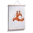 Affiche - Yoga-renard 07