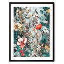 Póster Floral - Pradera primaveral con flores - Jaszke