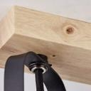 Spotbalken Sebastian, gold, 17,5 x 57,5 cm, Holz Lampe