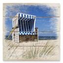 Silla de playa Cuadro de madera - 40x41,5 cm